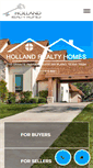 Mobile Screenshot of hollandrealtyhomes.com